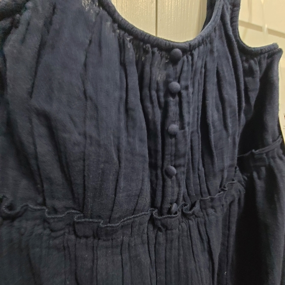 Time and Tru Dresses & Skirts - Time and Tru Deep Blue Cotton‎ Midi Tiered Dress NWT
